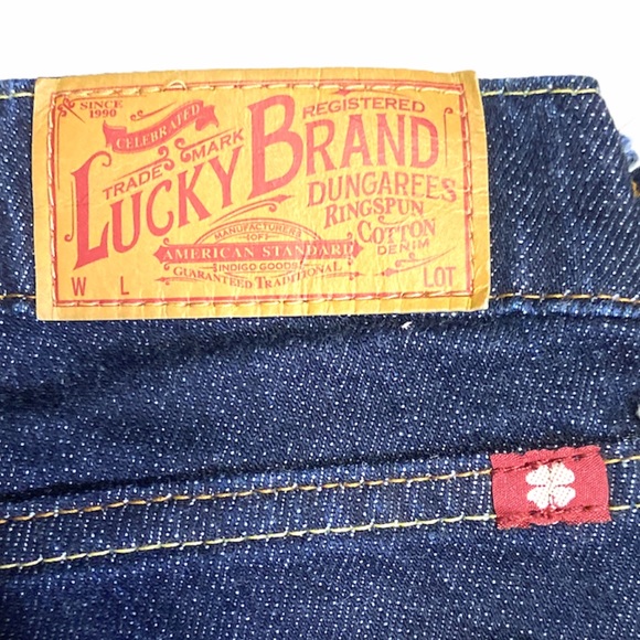 Lucky Brand Jeans Dark Wash Flared Reg Inseam 6 28 - Picture 6 of 10